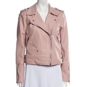 Pink moto jacket